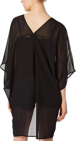 Moss Rose Women's Sheer Kimono Chiffon Cardigan Loose Beach Cover Up Casual Blouse Tops in Saudi Arabia