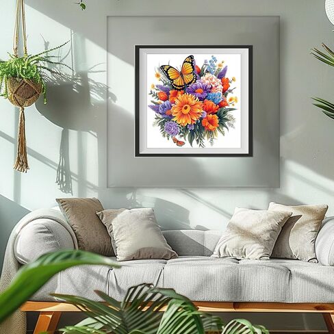 MAXBYE Cacti Bloom Diamond Art Kits for Adults, DIY 5D Diamond Art Kits Full Drill Diamond Dots，Watercolor Succulent Diamonds Art Painting Kits for Decor Gift 12x12inch in Saudi Arabia