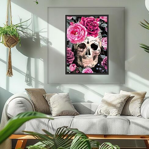 مجموعات الفن الماسي من MAXBYE Cacti Bloom للبالغين، مجموعات فنية ماسية 5D DIY بنقاط ماسية كاملة الحفر، مجموعات طلاء فني من الماس النضر بالألوان المائية هدية ديكور مقاس 12 × 12 بوصة in Saudi Arabia