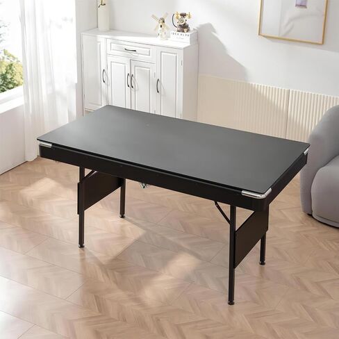 5.5 FT 3-in-1 Portable Pool Table,Stable Pool Table,Mini Billiard Table,Billiard Table,Table Tennis,Dining Table,with Safety Anti Collapse Locks Legs,for Adult/Teenagers/Kids/Fami in Saudi Arabia