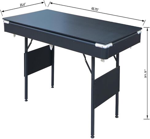 5.5 FT 3-in-1 Portable Pool Table,Stable Pool Table,Mini Billiard Table,Billiard Table,Table Tennis,Dining Table,with Safety Anti Collapse Locks Legs,for Adult/Teenagers/Kids/Fami in Saudi Arabia