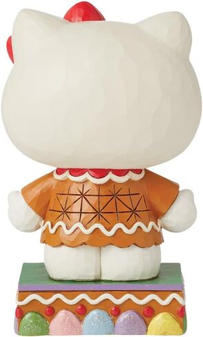 Enesco Sanrio by Jim Shore Hello Kitty Dressed in Gingerbread Figurine- Stone Resin Hand Painted Crafted Collectible Hello Kitty Figurines Christmas Home Decor Statue, 5 Inch in Saudi Arabia