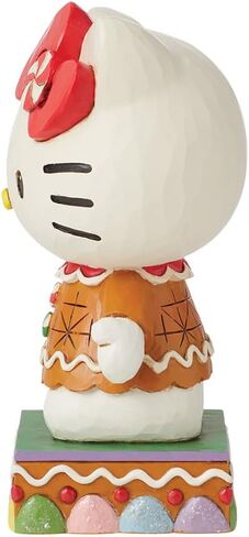Enesco Sanrio by Jim Shore Hello Kitty Dressed in Gingerbread Figurine- Stone Resin Hand Painted Crafted Collectible Hello Kitty Figurines Christmas Home Decor Statue, 5 Inch in Saudi Arabia
