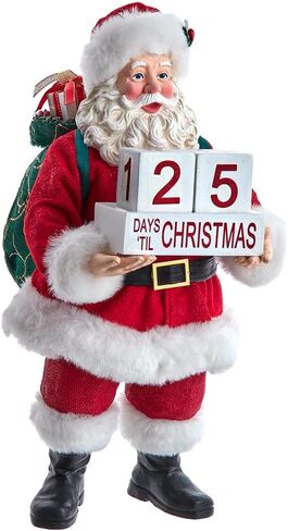 Kurt Adler 10.5-Inch Fabriché Countdown Santa in Saudi Arabia