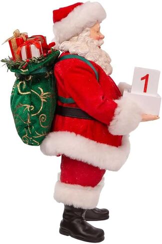 Kurt Adler 10.5-Inch Fabriché Countdown Santa in Saudi Arabia
