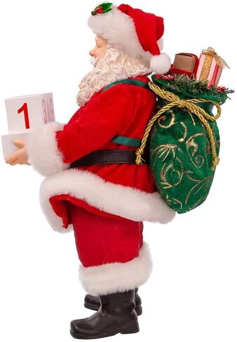 Kurt Adler 10.5-Inch Fabriché Countdown Santa in Saudi Arabia