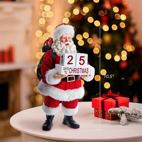 Kurt Adler 10.5-Inch Fabriché Countdown Santa in Saudi Arabia