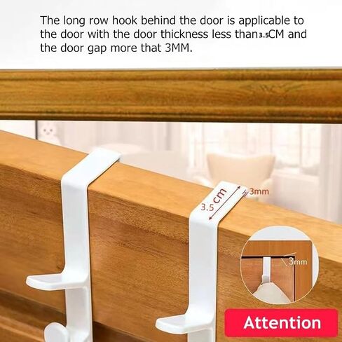 10 Hook Over The Door Hooks, 2 Pcs Over The Door Hooks for Hanging Towel Rack Coat Rack Purse Organizer for Closet Hooks The Door Purse Towel Door Hanger Hook for Door Hat Coat Family in Saudi Arabia