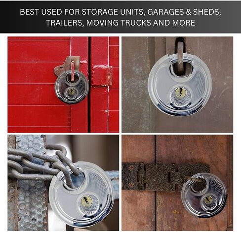 60 Disc Padlock with Combination Locks Keyless Security Code Circle Stainless Steel Lock for Gym, School, Outdoor Use, Home and Office Security Wholesale Bulk Lot in Saudi Arabia