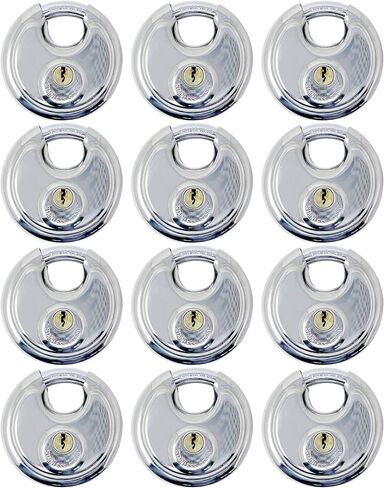 60 Disc Padlock with Combination Locks Keyless Security Code Circle Stainless Steel Lock for Gym, School, Outdoor Use, Home and Office Security Wholesale Bulk Lot in Saudi Arabia