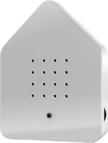 RELAXOUND Original Birdybox Gray - صندوق صوت طبيعي حديث - حفلة موسيقية مبهجة للطيور - مستشعر حركة مع صوت - أداة استرخاء in Kuwait