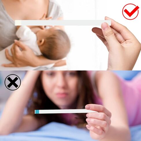 25 قطعة من شرائط اختبار حليب الأم، شرائط اختبار للأمهات والرضاعة الطبيعية للاستعمال مرة واحدة، شرائط اختبار للأمهات المرضعات في المنزل in Saudi Arabia