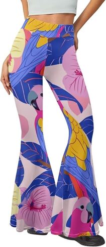 Modysero Comfy Yoga Pants Women High Waisted Bell Bottom Pants for Woman Personalized Print Flare Leggings Stretch in Saudi Arabia