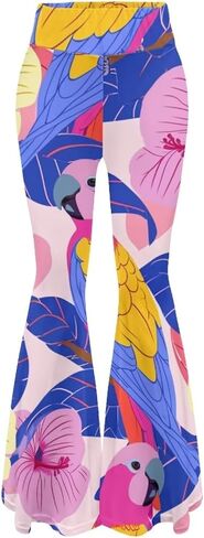 Modysero Comfy Yoga Pants Women High Waisted Bell Bottom Pants for Woman Personalized Print Flare Leggings Stretch in Saudi Arabia