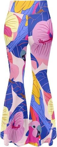 Modysero Comfy Yoga Pants Women High Waisted Bell Bottom Pants for Woman Personalized Print Flare Leggings Stretch in Saudi Arabia