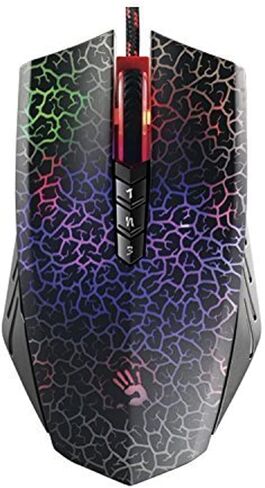 Bloody W95BR Max Extra Fire Gaming Mouse - 12,000 CPI, BC3332-A Sensor, 2000 Hz Report Rate, 4M Onboard Memory, RGB Backlit, Adjustable LOD, Precision Control, Ergonomic Design in Saudi Arabia