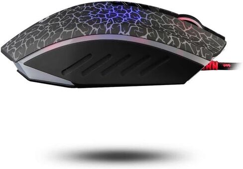 Bloody W95BR Max Extra Fire Gaming Mouse - 12,000 CPI, BC3332-A Sensor, 2000 Hz Report Rate, 4M Onboard Memory, RGB Backlit, Adjustable LOD, Precision Control, Ergonomic Design in Saudi Arabia