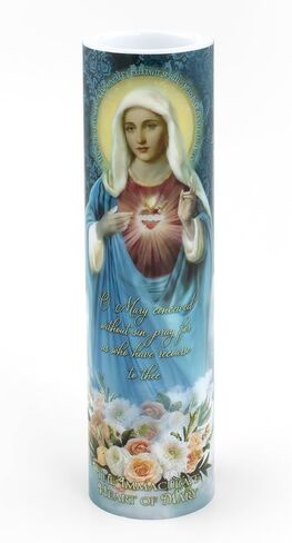 Immacualte Heart of Mary LED Candle in Saudi Arabia
