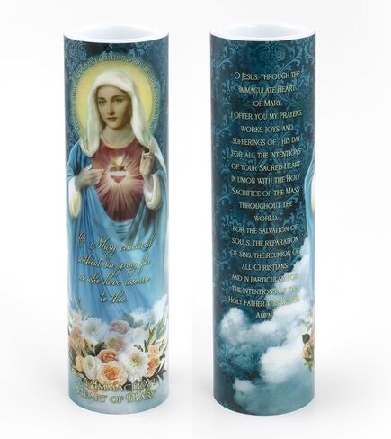 Immacualte Heart of Mary LED Candle in Saudi Arabia