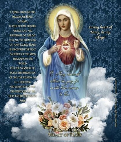 Immacualte Heart of Mary LED Candle in Saudi Arabia