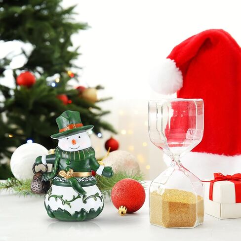 Wesiti الأيرلندية ثلج الديكور الدينية الأيرلندية هدية الراتنج عيد الميلاد ثلج ديكور ملهمة رجل ثلج تمثال قطع خشبية ثلج هدية لعيد الميلاد المنزل الجدول لوازم الحفلات هدية الشتاء in Saudi Arabia