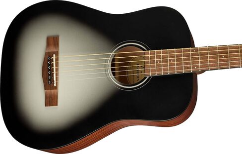 Fender FA-15 3/4-Scale Kids Steel String Acoustic Guitar - Natural Bundle with Gig Bag, Tuner, Strap, Picks, Fender Play Online Lessons, and Austin Bazaar Instructional DVD in Saudi Arabia