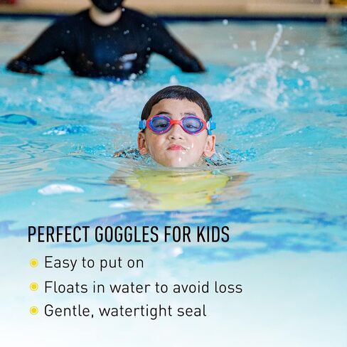 نظارات FINIS Dragonfly - نظارات سباحة تحت الماء للأطفال - حماية من الأشعة فوق البنفسجية - مضادة للضباب - نظارات سباحة للأطفال من سن 3 إلى 8 سنوات - حورية البحر الموسيقية in Kuwait