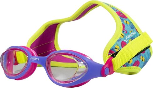 نظارات FINIS Dragonfly - نظارات سباحة تحت الماء للأطفال - حماية من الأشعة فوق البنفسجية - مضادة للضباب - نظارات سباحة للأطفال من سن 3 إلى 8 سنوات - حورية البحر الموسيقية in Kuwait