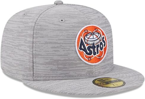 قبعة New Era Houston Astros 59FIFTY 2023 Clubhouse مناسبة، قبعة (الولايات المتحدة، رقمية، 7 1/8، رمادي) in Saudi Arabia