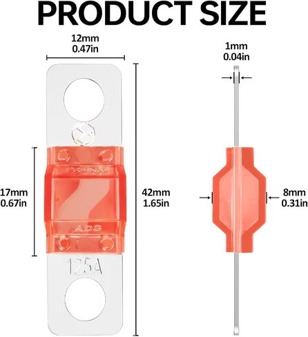 3 Pack AMI/Midi Fuse 150A High Current Fuse Bolt-on Fuse 150 Amp for Cars, Trucks, Construction Vehicles, Buses, Caravans (150A) in Saudi Arabia