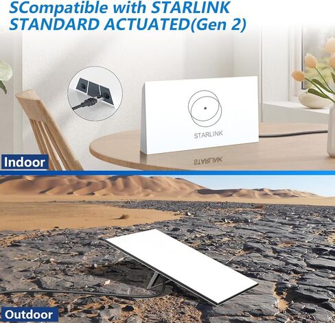 كابل Starlink Gen 3 القياسي، بديل Starlink مستطيل الأقمار الصناعية Gen 3 Standard V3 Starlink Mini Cable Extension Starlink Accessories (32.8FT/10M) in Saudi Arabia