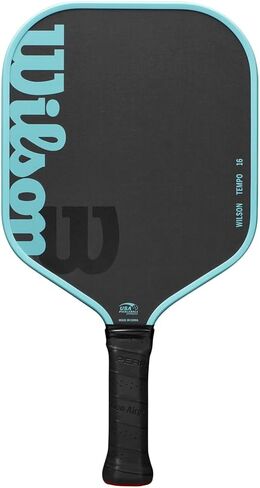 WILSON Tempo Series 16mm Pickleball Paddles - Grip Size 2-4 1/4", Black/Blue in Saudi Arabia