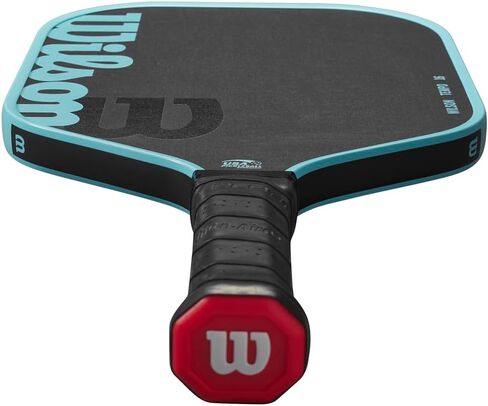 WILSON Tempo Series 16mm Pickleball Paddles - Grip Size 2-4 1/4", Black/Blue in Saudi Arabia