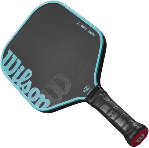 WILSON Tempo Series 16mm Pickleball Paddles - Grip Size 2-4 1/4", Black/Blue in Saudi Arabia