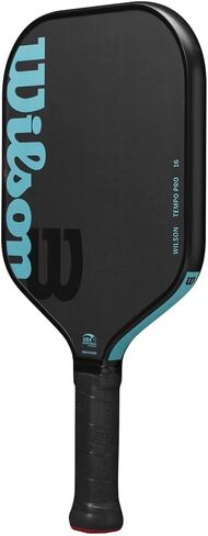 WILSON Tempo Series 16mm Pickleball Paddles - Grip Size 2-4 1/4", Black/Blue in Saudi Arabia
