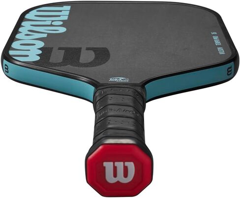 WILSON Tempo Series 16mm Pickleball Paddles - Grip Size 2-4 1/4", Black/Blue in Saudi Arabia