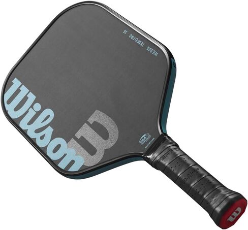 WILSON Tempo Series 16mm Pickleball Paddles - Grip Size 2-4 1/4", Black/Blue in Saudi Arabia