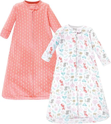 حقيبة نوم قطنية قابلة للارتداء للجنسين من Hudson Baby، كيس، بطانية، أكمام طويلة من Cuddly Koala، 3-9 أشهر in Kuwait