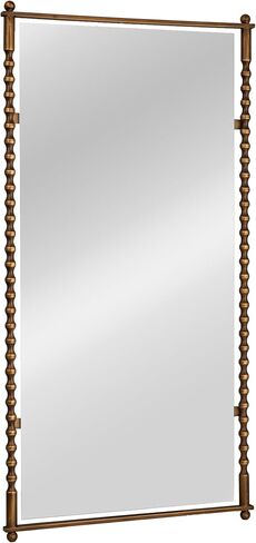Creative Co-Op Cast Metal Framed Tall Wall Mirror, Black in Saudi Arabia