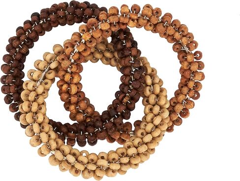 Beaded Interlock Design Napkin Rings (Set of 4) in Saudi Arabia