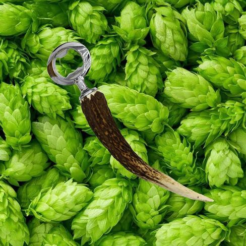 Handcrafted Deer Antler Bottle Opener - Unique & Rustic Bar Accessory for Beer Enthusiasts and Nature Lovers in Kuwait