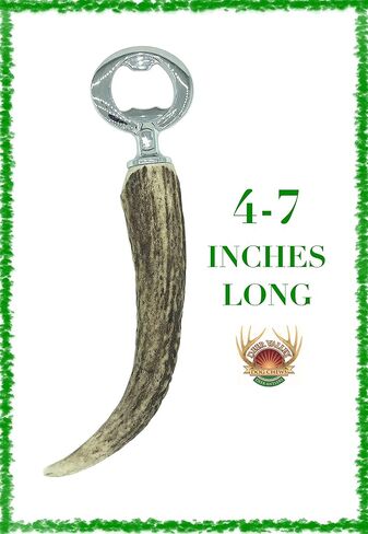Handcrafted Deer Antler Bottle Opener - Unique & Rustic Bar Accessory for Beer Enthusiasts and Nature Lovers in Kuwait