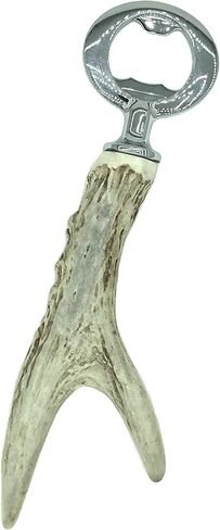 Handcrafted Deer Antler Bottle Opener - Unique & Rustic Bar Accessory for Beer Enthusiasts and Nature Lovers in Kuwait