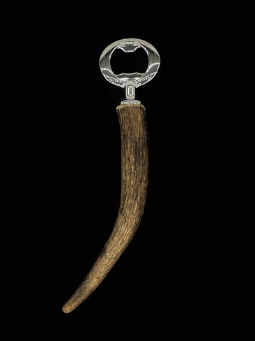 Handcrafted Deer Antler Bottle Opener - Unique & Rustic Bar Accessory for Beer Enthusiasts and Nature Lovers in Kuwait