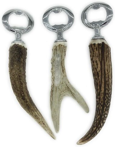 Handcrafted Deer Antler Bottle Opener - Unique & Rustic Bar Accessory for Beer Enthusiasts and Nature Lovers in Kuwait