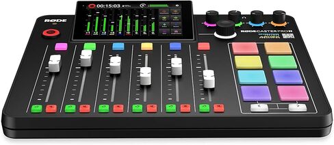 حل الإنتاج RØDE RØDECaster Pro II الكل في واحد للبث الصوتي والبث المباشر وإنتاج الموسيقى وإنشاء المحتوى (أبيض) in Kuwait