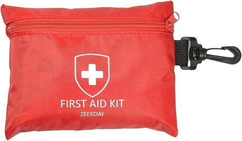 Portable First Aid Kit - Waterproof Hard Shell Emergency Medical Supplies with Dual-Layer Design for Home, Car, Office, Travel, Camping, Hiking, Outdoor, Sports, School, Boat in Saudi Arabia