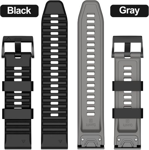 Compatible with Garmin Fenix 6/6 Pro Band 22MM Easy-fit Soft Silicone Watch Bands Replacement for Fenix 5 Plus/Fenix 5 /Forerunner 935/Forerunner 945/Approach s60/ Quatix 5 Smartwatches in Saudi Arabia