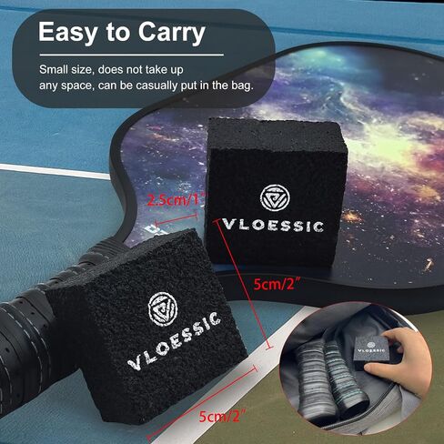 2-Pack Carbon Fiber Pickleball Paddle Eraser Cleaner, Natural Rubber Pickleball Paddle Cleaner Eraser for Carbon Paddles, Pickleball Gift to Remove Pickleball Paddle Ball Residue/Dirt/Scratch in Saudi Arabia