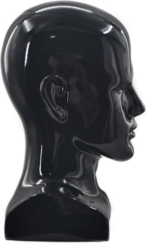 Male Mannequin Head Professional Manikin Head for Display Wigs Hats Headphone Mask Sunglasses Jewelry and Scravat Display Stand (90SG) in Saudi Arabia